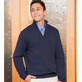 Van Heusen Men's Quarter-Zip Mock Neck Sweater